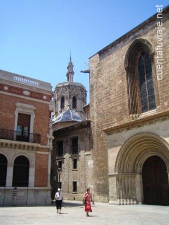 Parte trasera de la Catedral, Valencia.